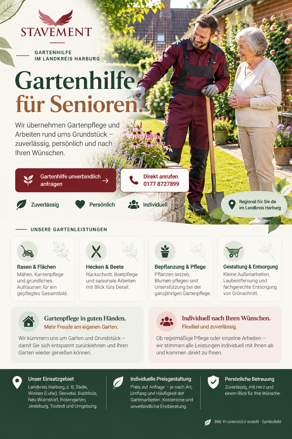 Gartenhilfe für Senioren – Wir kümmern uns um Ihren Garten